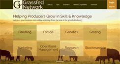 Desktop Screenshot of grassfednetwork.com